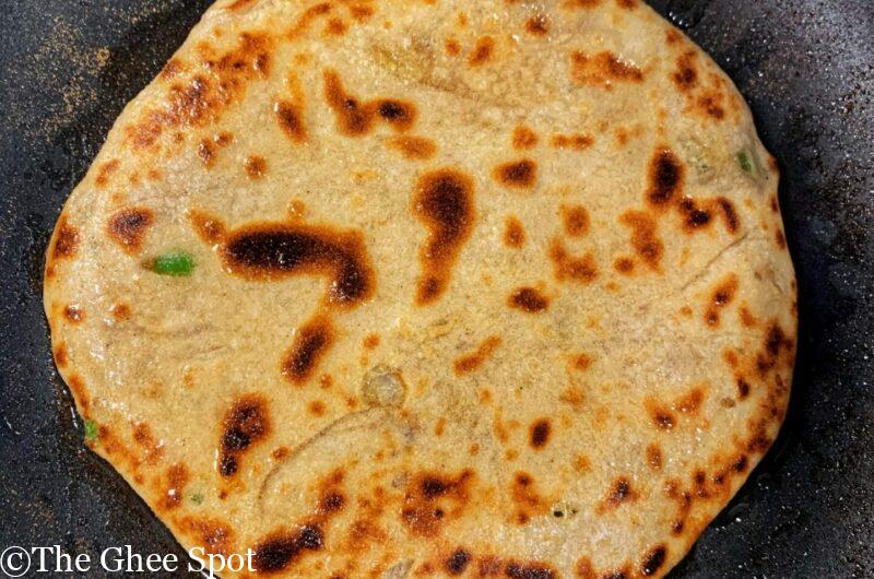 Cooking Parantha