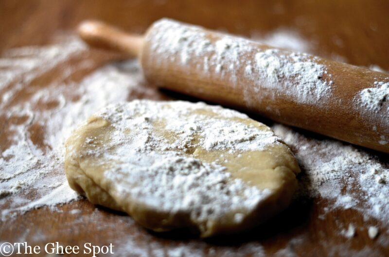 Dough flattened