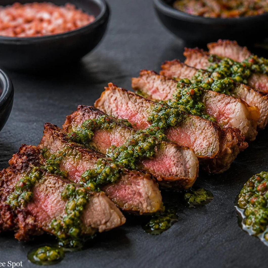 Tender and juicy sous-vide llama steak