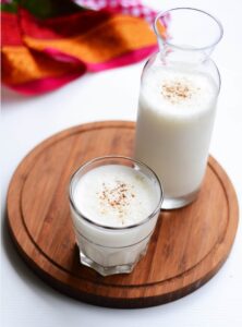 Plain lassi is an authentic Punjabi drink. It's fresh, cold, and delicious. It's yogurt, water, and endless options for flavoring.