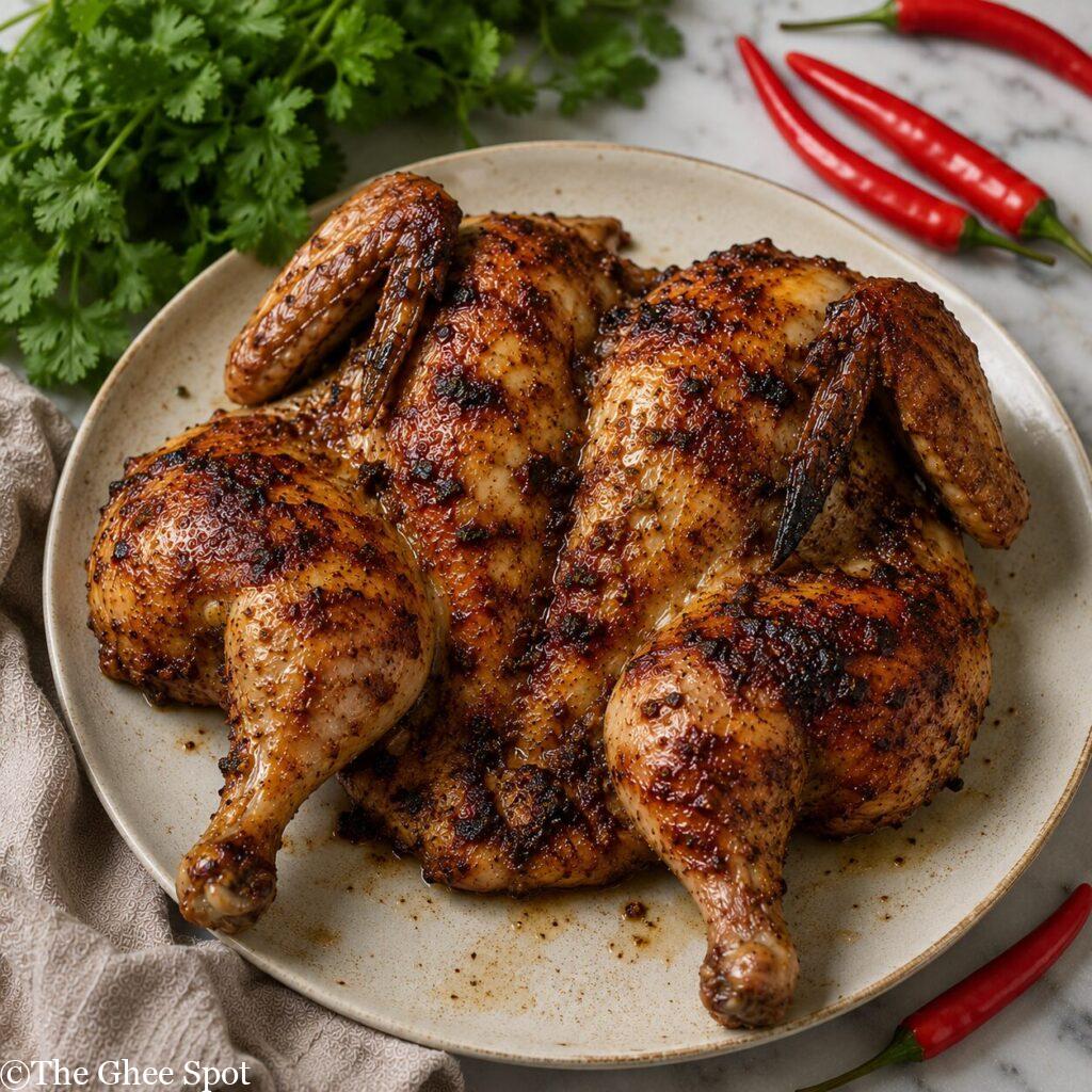Spicy roast chicken