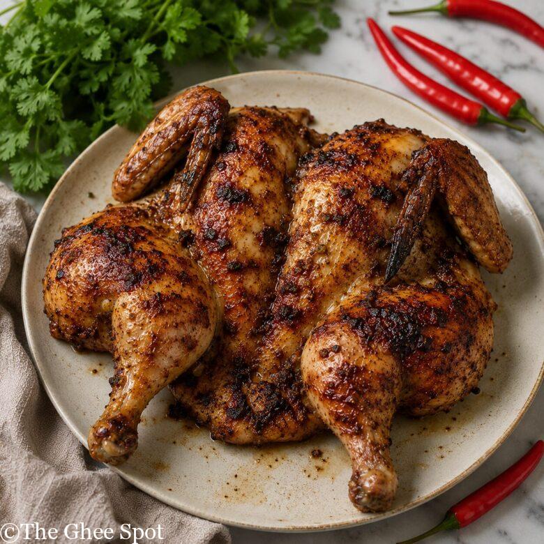 Spicy roast chicken