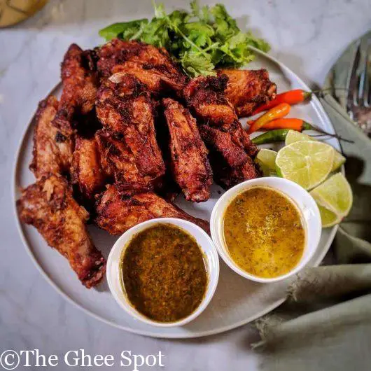 Punjabi style chicken wings.