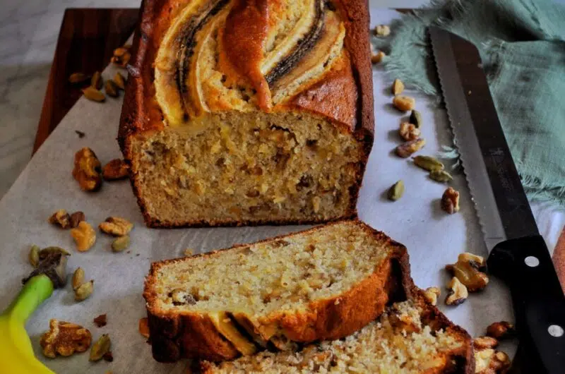 Ginger Cardamom Banana Bread