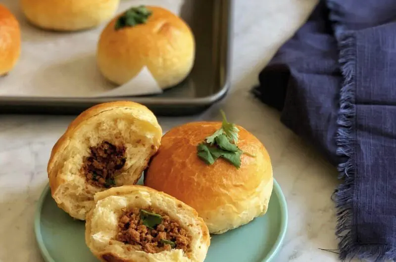 Baked Keema Bun