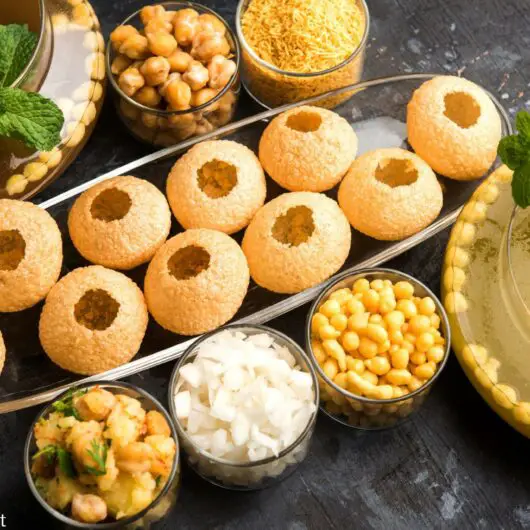 Pani Puri is the best Indian street food you could ask for.