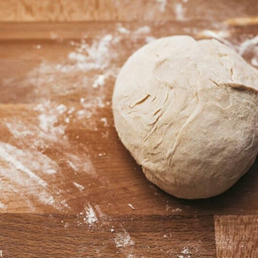 homemade hard wheat dough