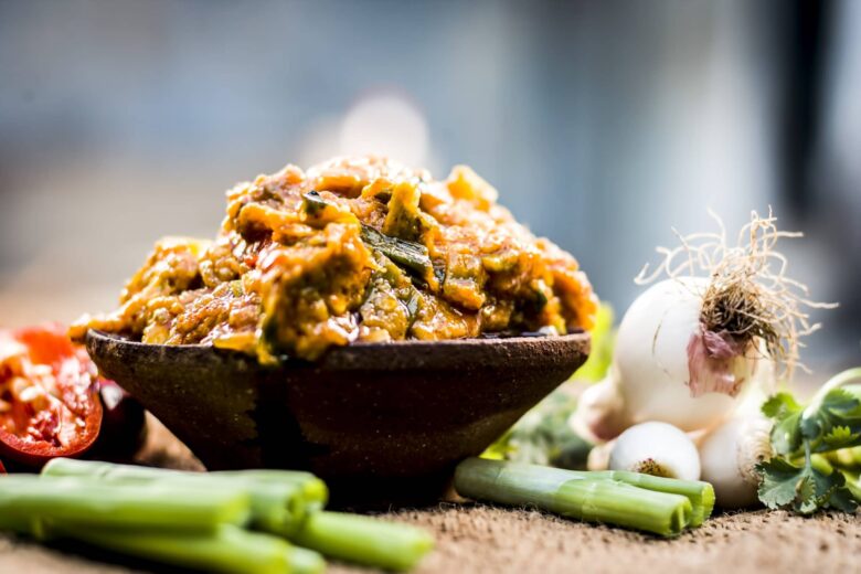 Baingan ka Bharta is a traditional Punjabi dish eaten in the winters