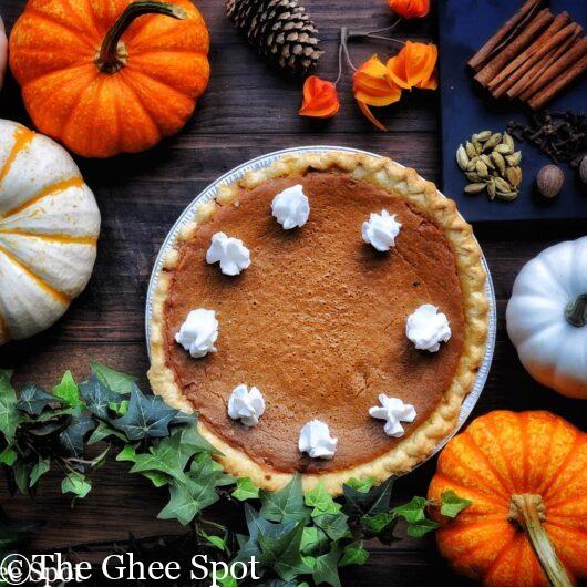 Sweet, aromatic, and so fravorful cardamom pumpkin pie is the perfect fall and Thanksgiving treat.