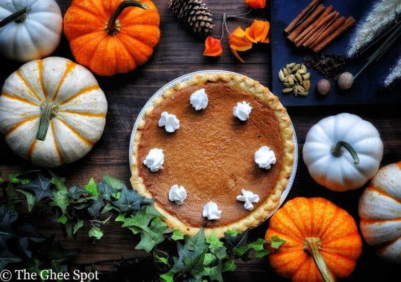 Sweet, aromatic, and so fravorful cardamom pumpkin pie is the perfect fall and Thanksgiving treat.