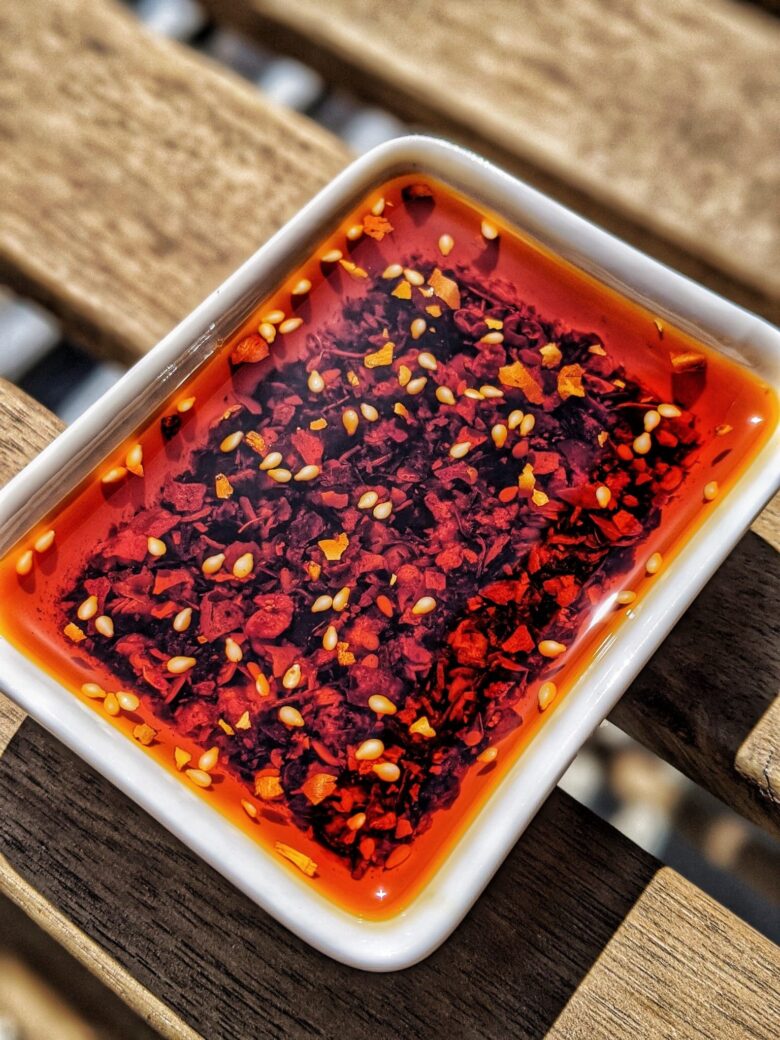 Authentic spicy savory Sichuan chili oil