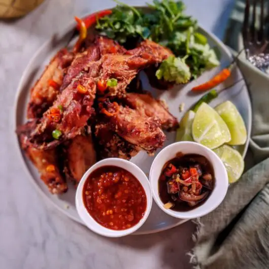 The perfect fusion of Punjabi and Vietnamese flavors in one crispy chicken wing.