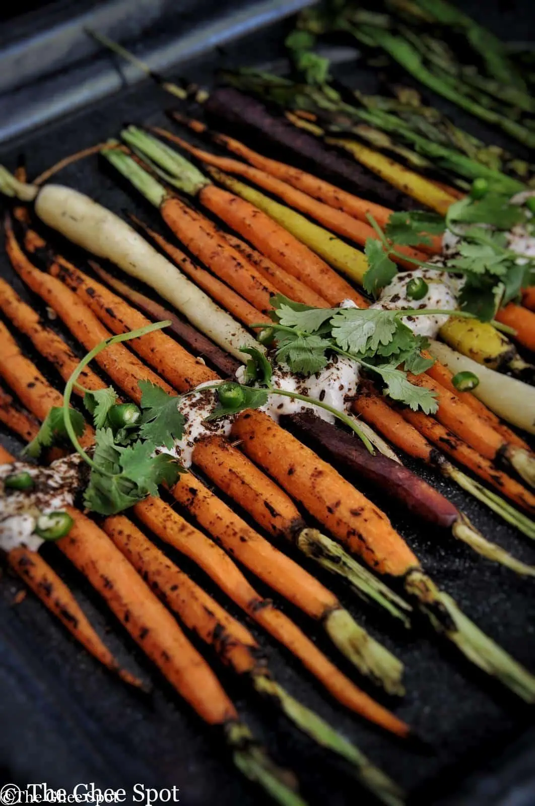 Grilled Carrots with Cumin Yogurt