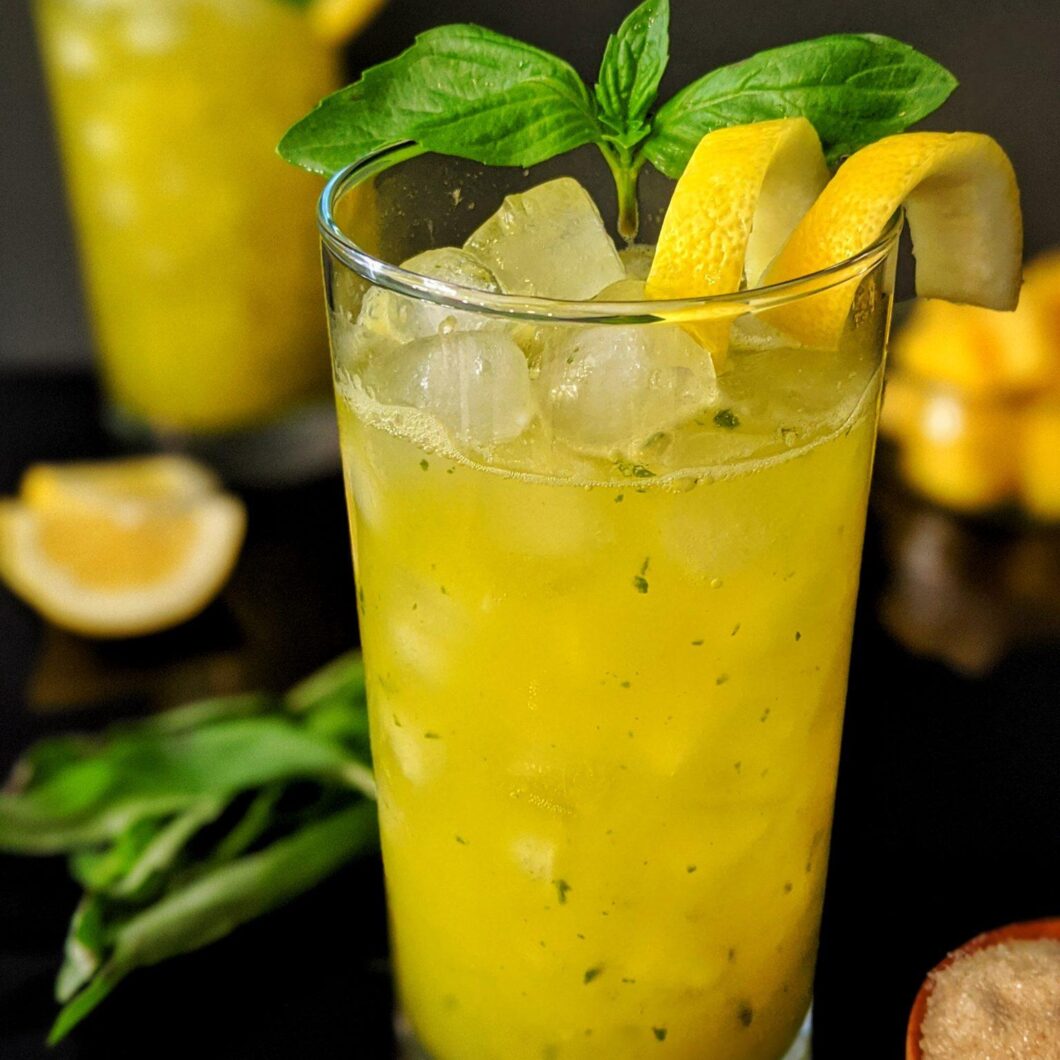 Pineapple Basil Lemonade