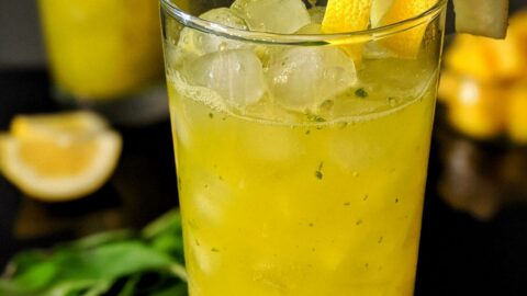 Pineapple Basil Lemonade