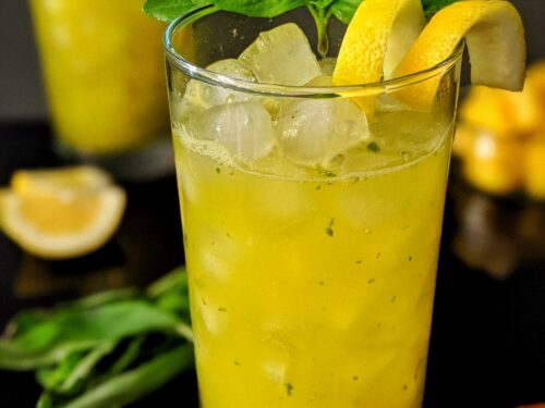 Pineapple Basil Lemonade