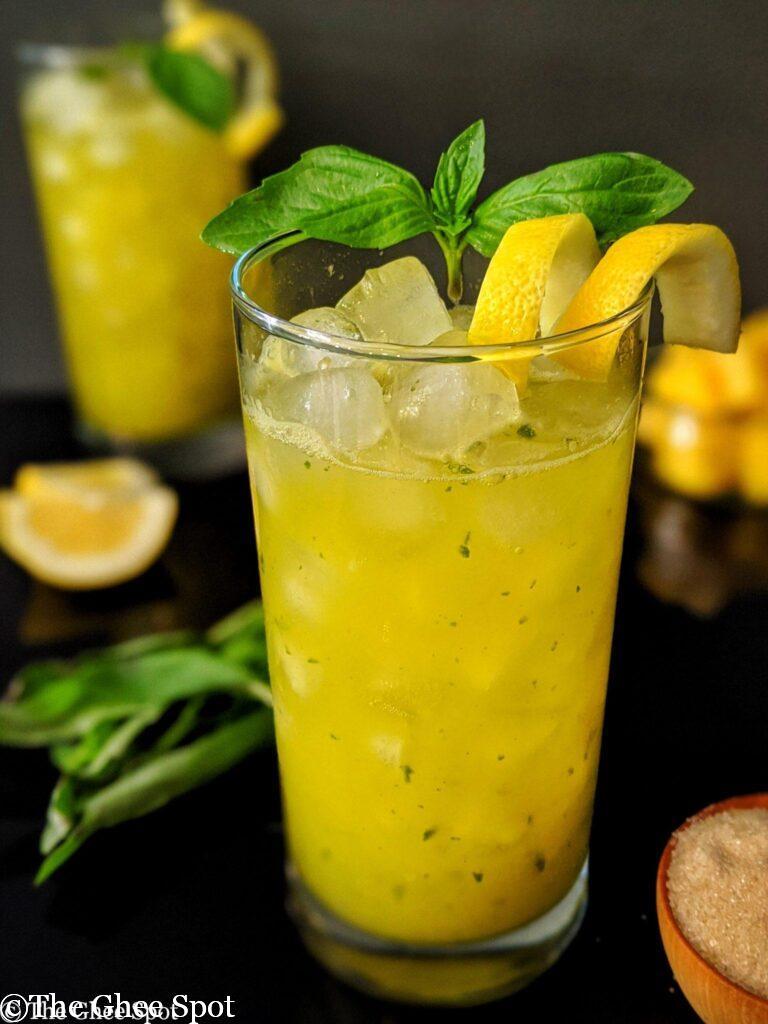 Pineapple Basil Lemonade