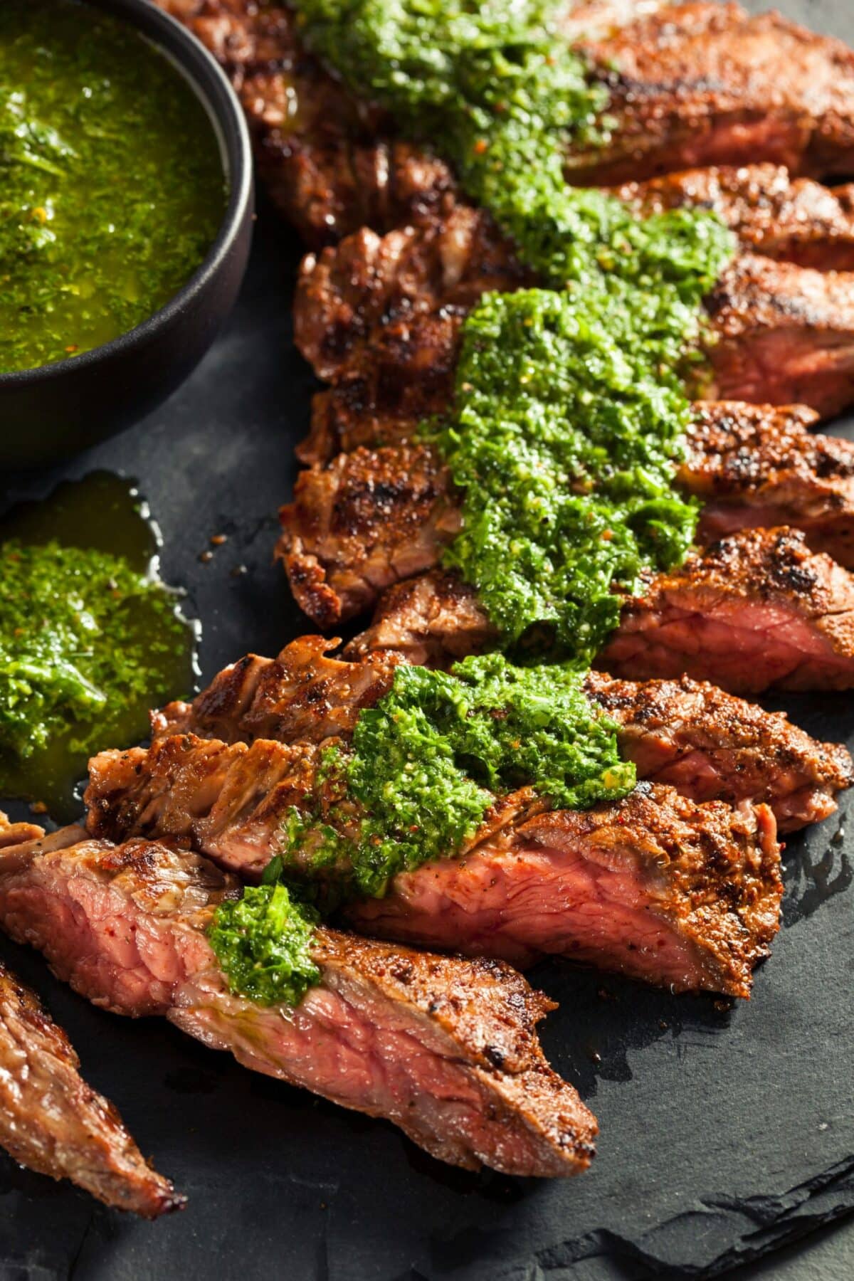 Cumin Steak served with Cilantro Garlic Sauce