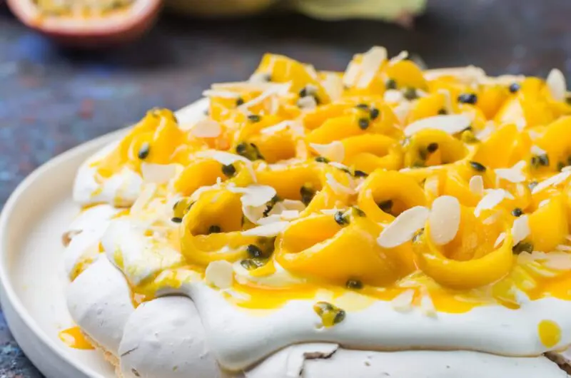 Rose Water Pavlova