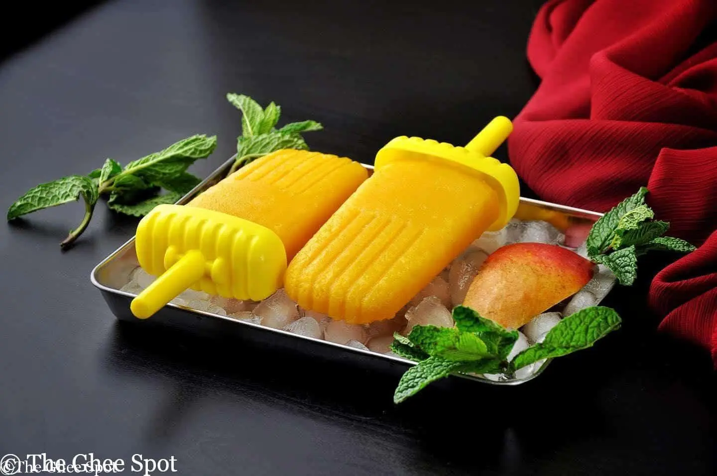 Mango Yuzu Vodka Popsicles