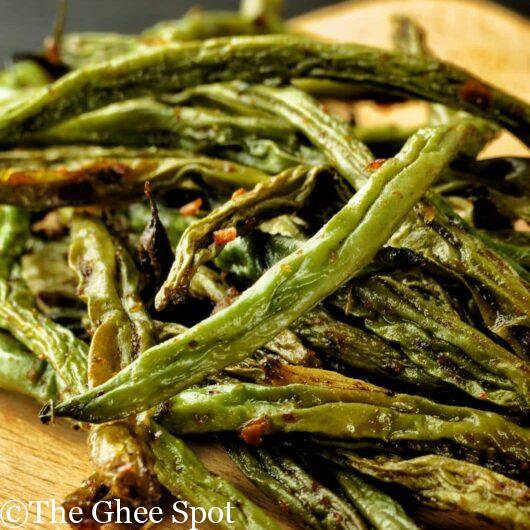 Delicious, crisp, and savory air fryer green beans