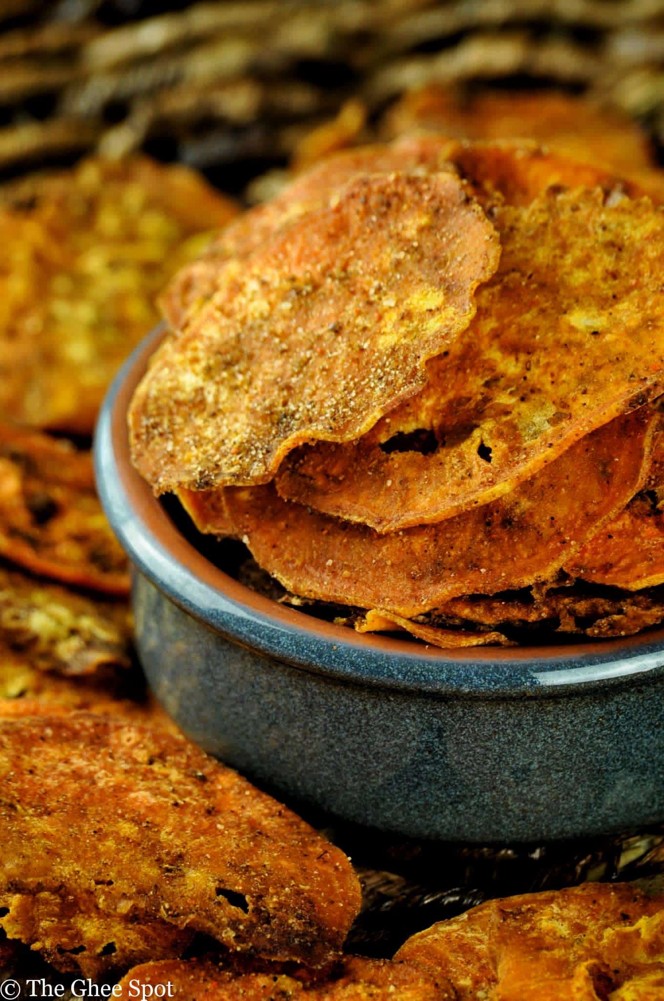 Air-Fryer Sweet Potato Chips