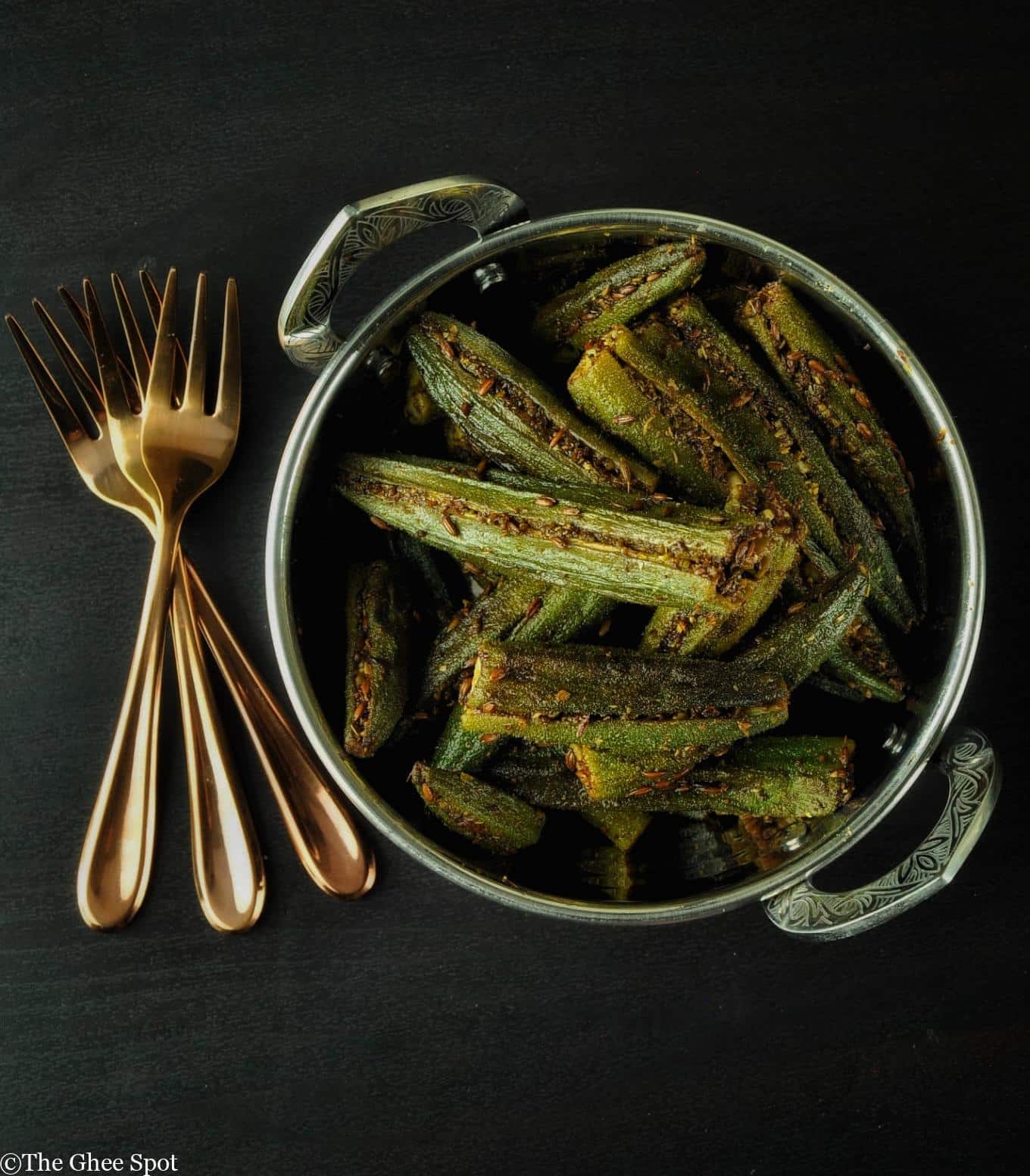 Delicious Punjabi Bharivi Bhindi - The Ghee Spot