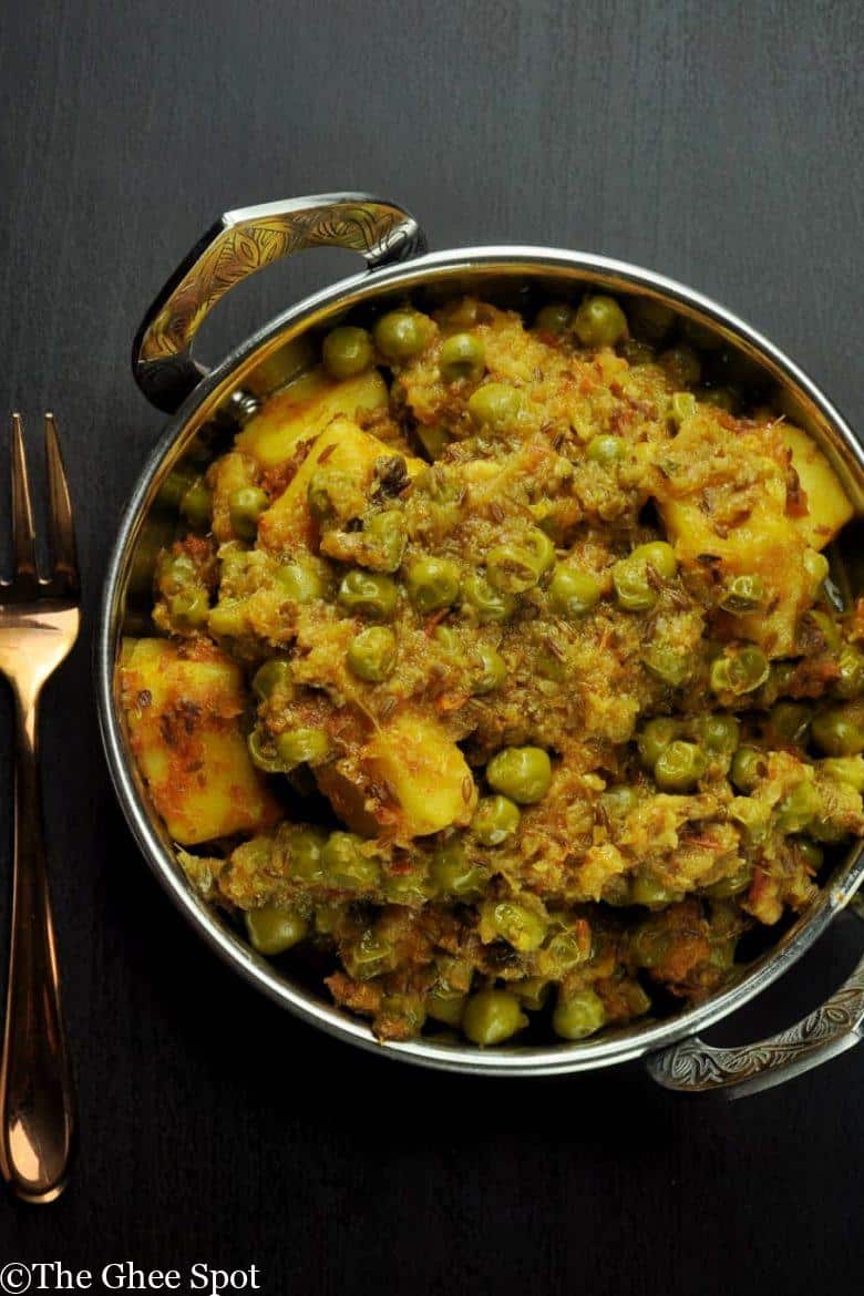 Savory matar paneer