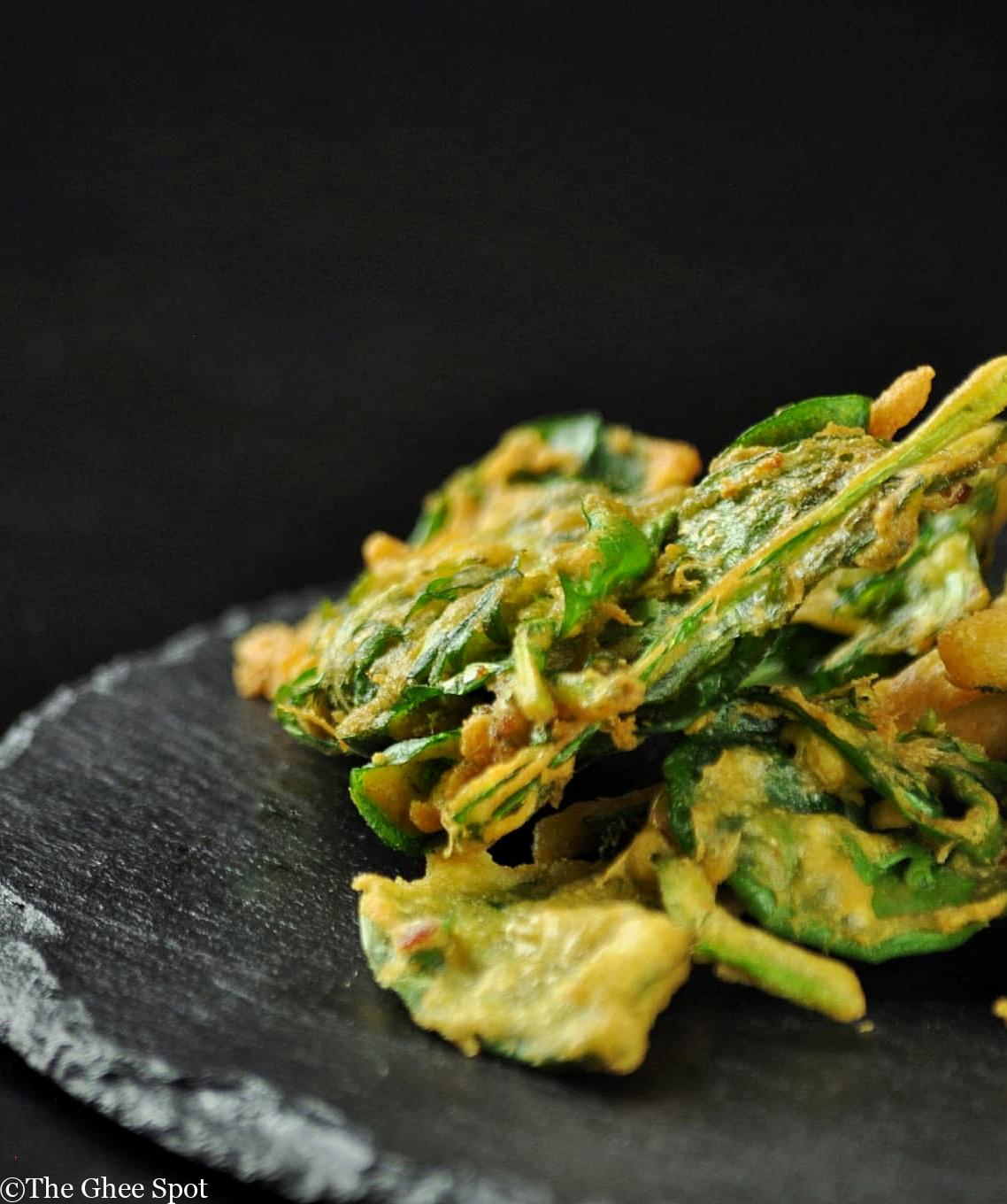 Crisp, fresh, and savory palak pakora