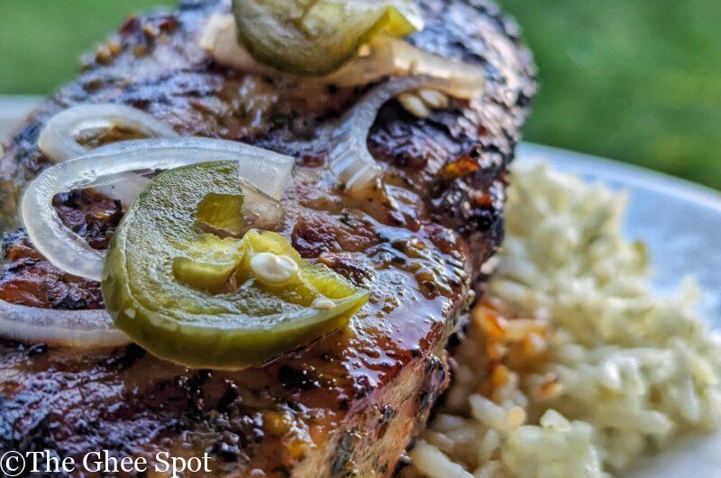 Grilled Jalapeño Pork Chops